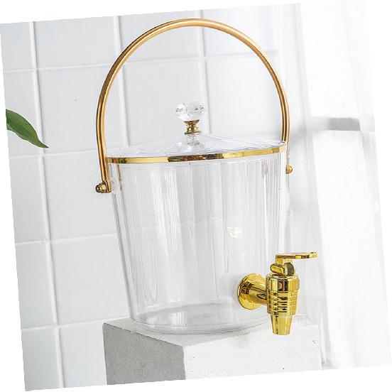 Диспенсер для напитков Ciieeo с краном, портативный контейнер для напитков для вечеринок, диспенсер для сока с крышкой для дома и мероприятий на открытом воздухе, простой в использовании и