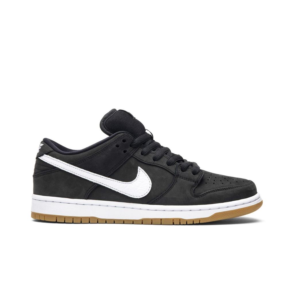 Nike Dunk Low SB 'Orange Label' (Unisex) Black / White-Light Brown Gum Skateboard Shoes CD2563 001