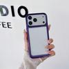 Простой кейс Space для Apple 17promax, цвет-прозрачная кромка, противоударная канавка, жесткий чехол для мобильного телефона 17pro.