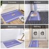 Purple Eyes Entrance Doormat Home Decor Non-slip Corridor Balcony Runners Rugs Bedroom Bedside Foot Pad Bathroom Doormat