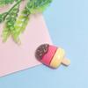100Pcs Resin Ice Lolly Flatback Cabochon Realistic Chocolate Ice Cream Sweets No Hole Beads Popsicle Charms for Scrapbooking DIY