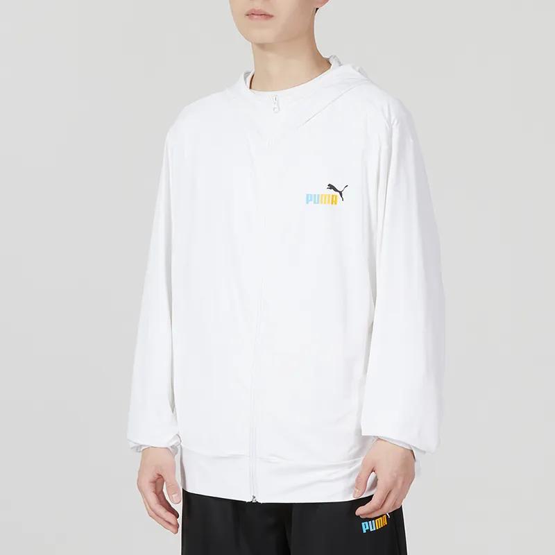 Puma Куртки Унисекс Белые С капюшоном Умеренные Другое (унисекс) Куртки 678006 02