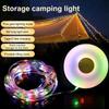 Наружный светодиодный светильник для кемпинга с крючком для палатки Ambiance Light String (8м) Портативный перезаряжаемый лагерь