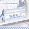 Transparent Pencil Case 2 Layers Large Capacity Simple Mesh Pen Bag Kawaii Cosmetic Bag School Study Stationery Office Supplies