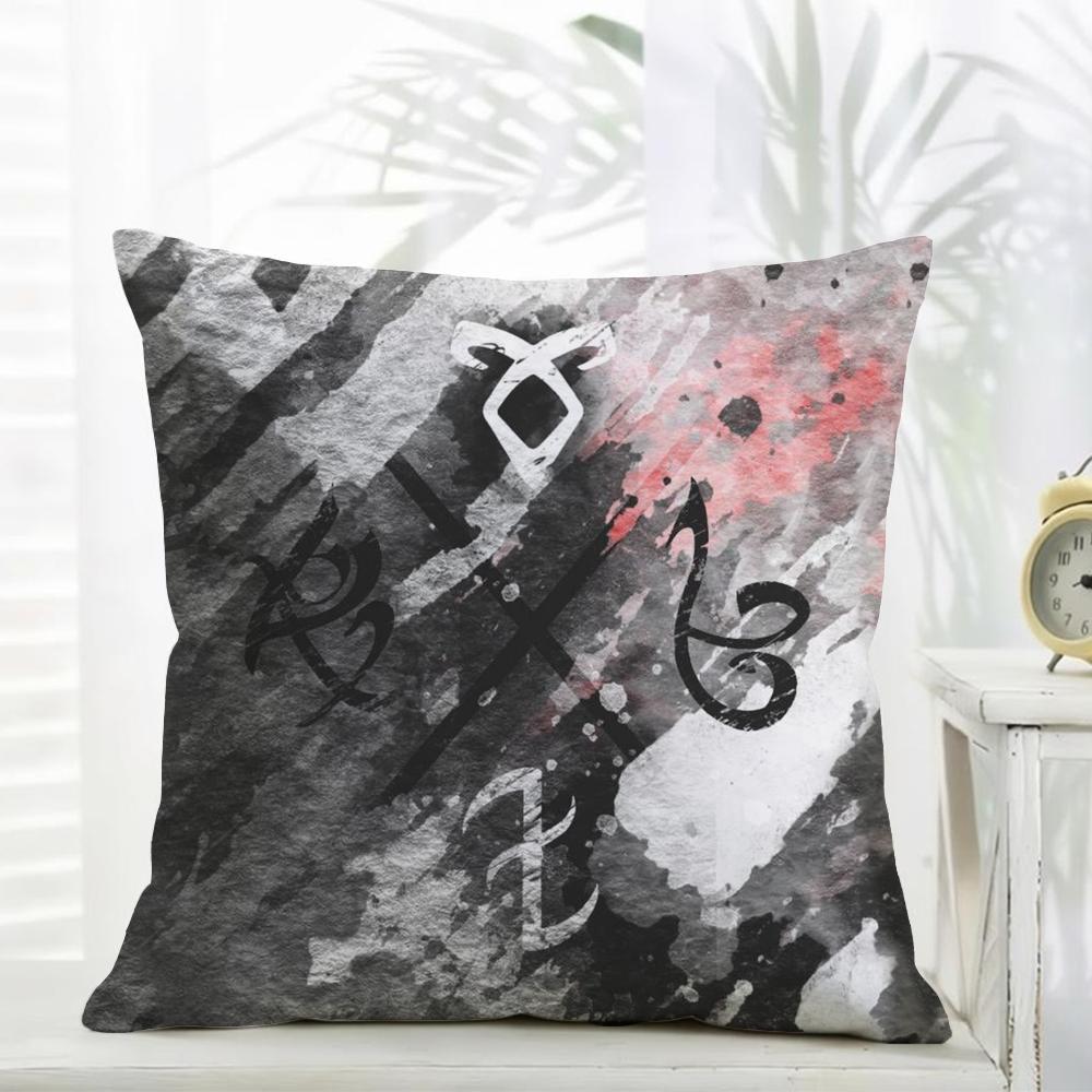 Luxury SShadowhunters Cushion Cover Daily Washable Linen Pillowcase Soft for Sofa Bed Home Room Decor