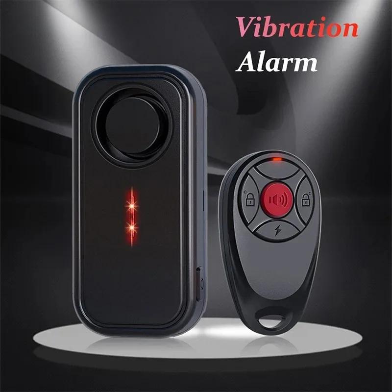 Vibration Bike Alarm Remote Control Bicycle Alarm 113dB Intrusion Detector Waterproof IP66 Vehicle Search Bike Alarm