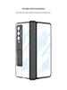 Прозрачный магнитный чехол-подставка Samsung Z Fold 4 с гальваническим дизайном Phantom