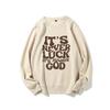 Oversized Streetwear Hoodie Men Women Loose Fit Long Sleeve Pullover With Bold Letter Print 2025 Casual Top