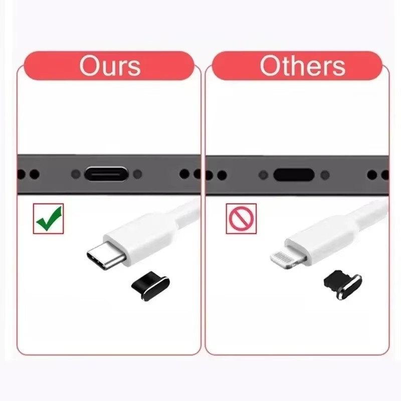 1/4 шт. металлическая заглушка USB Type C от пыли для iPhone 15 Pro Max Plus 15PM мобильный телефон Type-C порт зарядки защитная крышка заглушка
