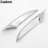 Rear Bumper Fog Light Lamp Cover Trim For LEXUS NX300H NX200 2015 2016 Chrome Car Accessories Tail Foglight Foglamp Bezel Trims