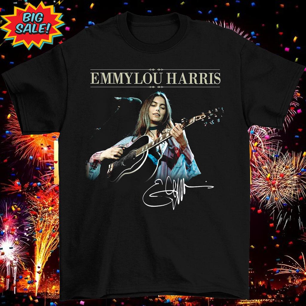 Emmylou Harris T SHIRT Signature Size S-5XL COTTON