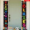 1 Pair Party Banner Back To School Spanish Classroom Welcome 12x70.8in Polyester