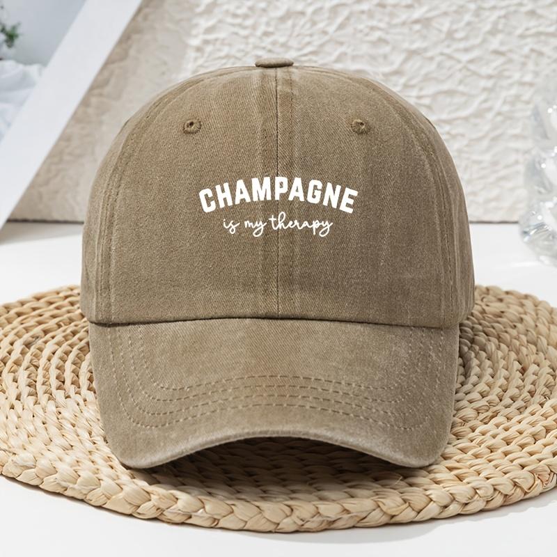 Letter Print Women's Baseball Cap Spring and Summer Versatile Retro Soft Top Baseball Cap Dad Hat Distressed Washed Hat
