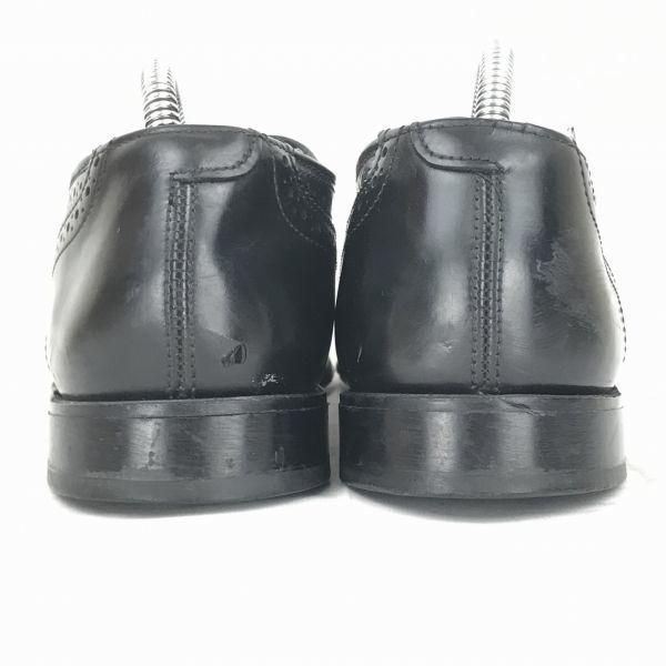 Винтажные Nunn Bush США Кожаные Goodyear Wingtip Черные 26.5(ИСПОЛЬЗОВАЛ)