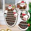 Christmas Advent Calendar Xmas Decoration Centerpiece Decorative Home Decor for