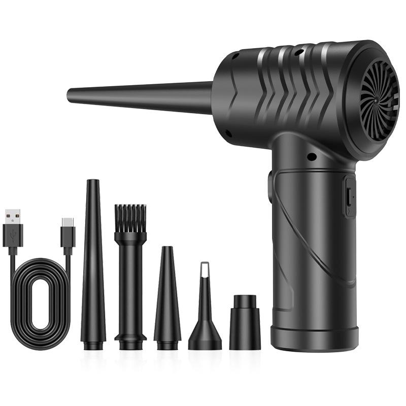 Портативный беспроводной пылеуловитель двойного назначения для чистки дома, автомобиля и электроники (Клавиатура, Корпус компьютера)