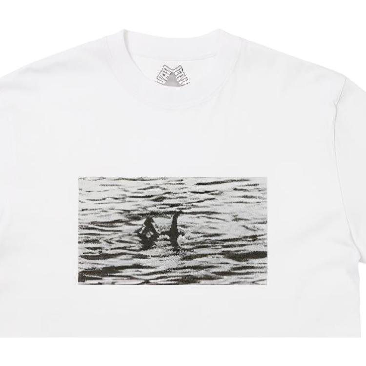 Palace Футболка Nessie белая унисекс-топы P25TS076