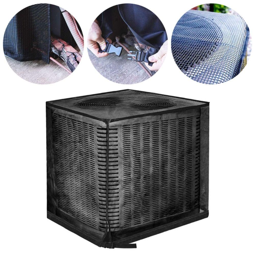 Все обернутые наружные покрытия для кондиционирования воздуха Сетчатые наружные блоки Пылезащитный чехол для офисного здания