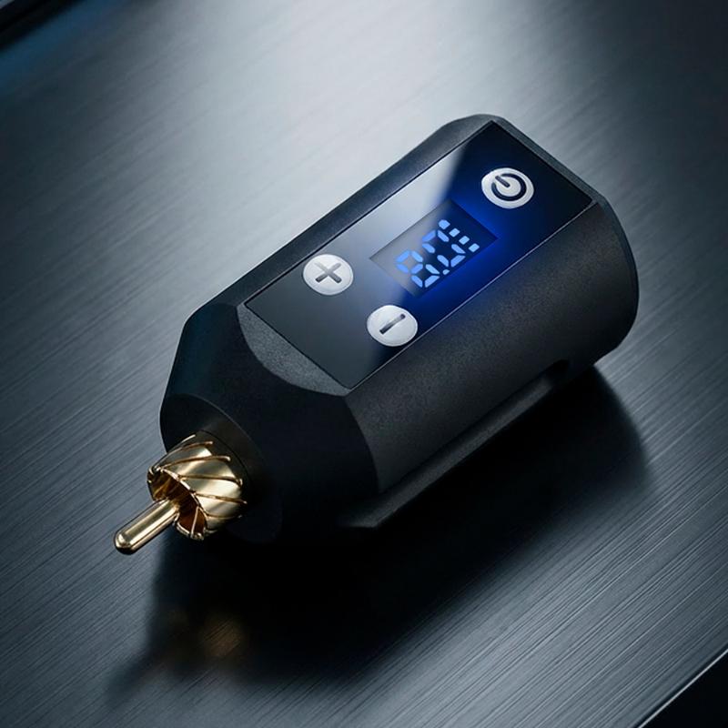 1 шт. 5–12 В Цифровой дисплей USB Беспроводной 1300 мАч Интерфейс Аккумулятор для тату-ручки Беспроводной блок питания для тату