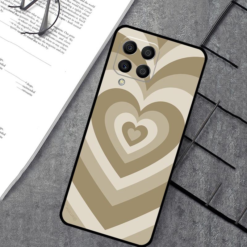 Фиолетовый Коричневый Розовый Синий Чехол-Сердечко Для Samsung Galaxy M15 M11 M12 M13 M14 M06 M16 M36 M56 M31 M53 M32 M52 M35 M55 M34 M54