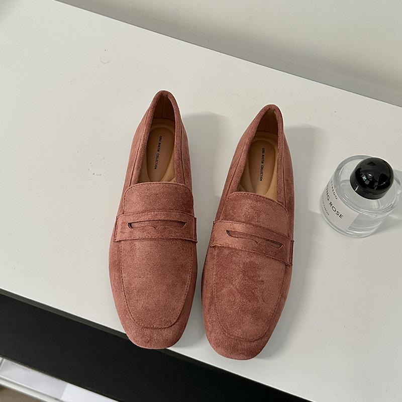 Женская обувь на плоской подошве Весна Лето Осень Мягкая подошва Балетки Простые Универсальные Женские лоферы Для работы Женская обувь на плоской подошве