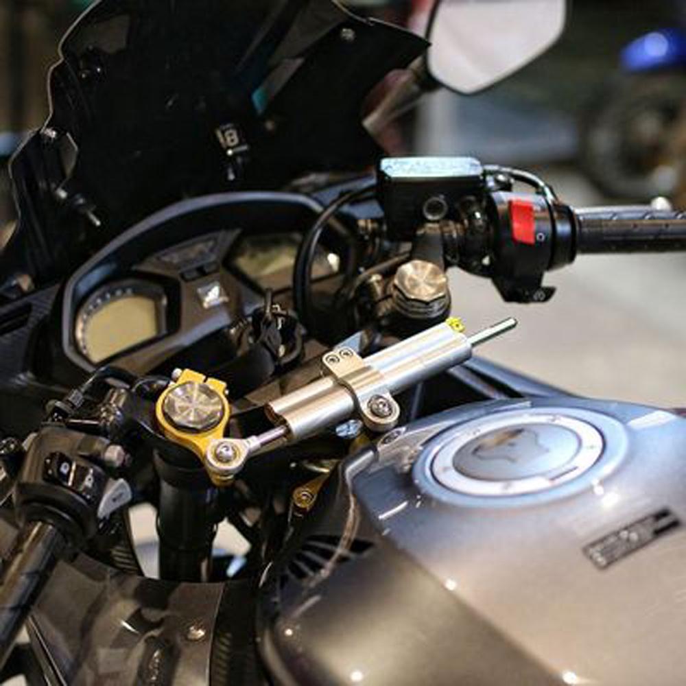 Для HONDA CBR650F CBR 650F CBR650 F 2014 2015 2016 2017 2018 Мотоцикл Регулируемый рулевой демпфер с ЧПУ Крепление стабилизатора
