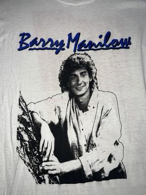 Винтажная футболка Barry Manilow Tour De France Big Fun 1988 года для взрослых S-4XL CG891 Унисекс