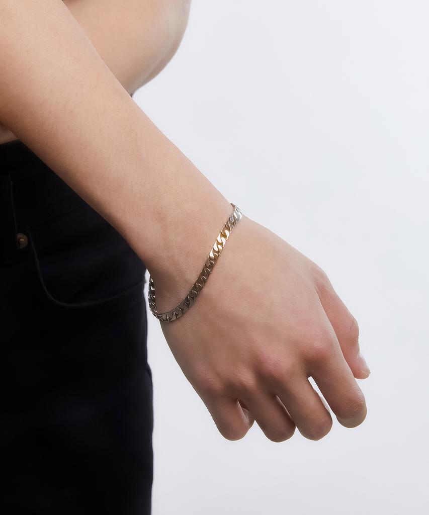Begins Bb Curve Combination Chain Bracelet