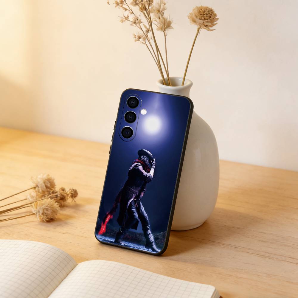 Чехол для телефона D-Dante D-Devil May C-Cry для Samsung Galaxy A73, A72, A71, A70, A53, A52, A51, Другие Мягкий черный чехол