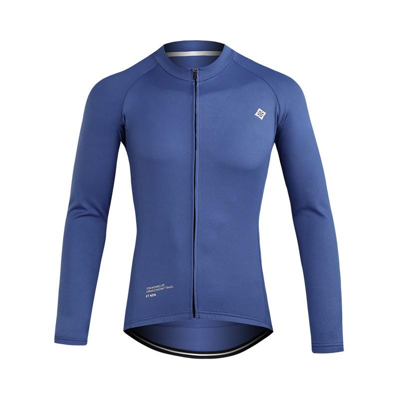 XINTOWN Womens Long Sleeve Cycling Jersey Breathable Moisture Wicking Road Bike Wear