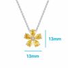 Iceball Pear Flower Necklace