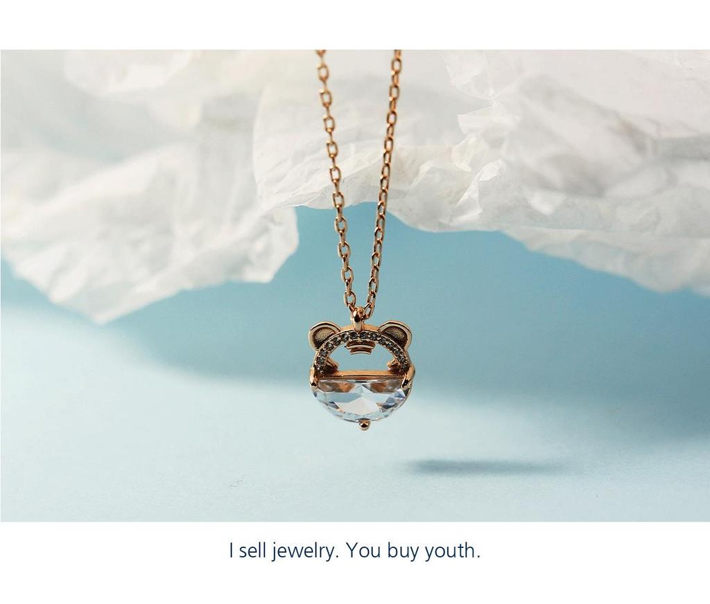 Очаровательное маленькое ожерелье с подвеской в виде тигра - Модная цепочка для ключиц для женских подарков на день рождения и Рождество