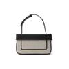 Charles & Keith Маленький шелковый шарф CK Серия Canvas Винтажный Цветные блоки Универсальная тисненая кожаная маленькая квадратная сумка через плечо/на плечо CK2-50701286