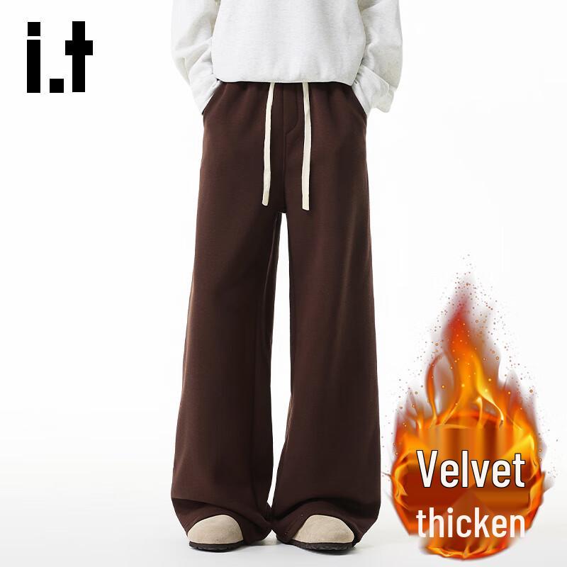 CHOCOOLATE Мужские зимние флисовые свободные спортивные штаны