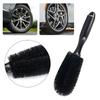 Car Wheel Rim Hub Cleaning Brush Soft Bristle Tire Cleaning Brushes Tools Car Tire Rim Brush Auto Motorcycle Wash Tool