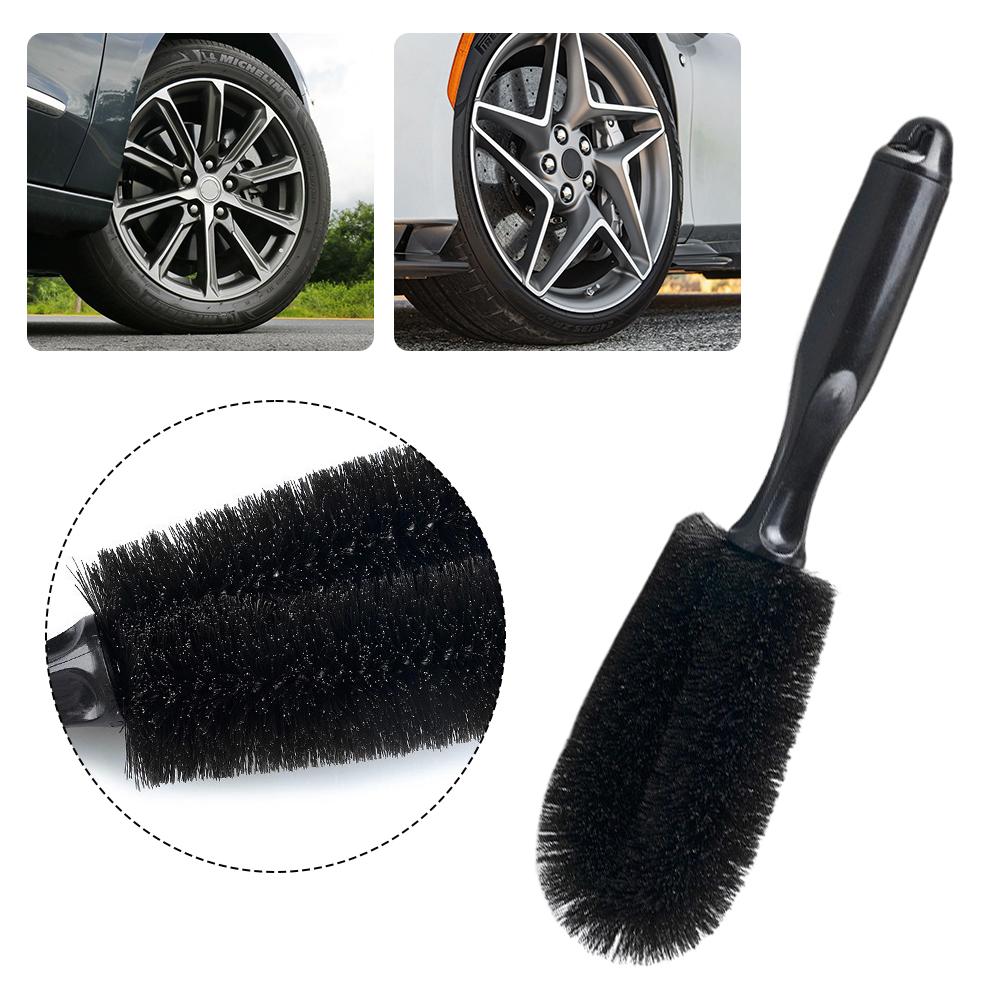Щетка для чистки ступицы обода колеса автомобиля Мягкая щетина Щетки для чистки шин Инструменты Щетка для чистки обода колеса автомобиля Инструмент для мойки мотоцикла