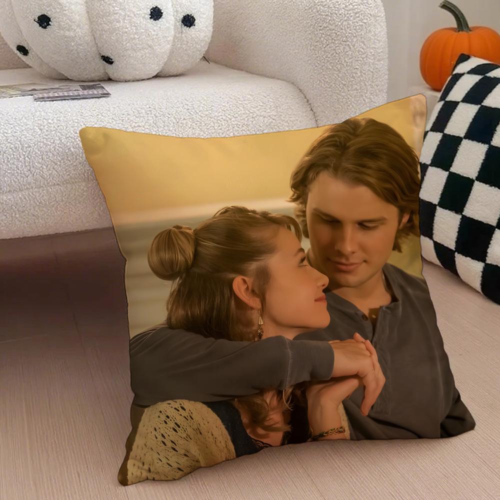 TThis Is Us Cushion Cover Throw Pillow Cover Hidden Button Durable Polyester Chair Cushion