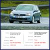 Подходит для Volkswagen VW Golf 6 MK6 2009 2010 2011 2012 2013 Глянцевая черная наружная ручка двери Крышка автомобильных аксессуаров Запчасти наклейка