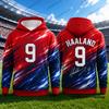 New Special Haaland #9 Print Hoodies For Children Autumn Long Sleeve Sportswear Football Pullover Sports Kids/Adult Tops