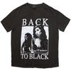 Amy Winehouse Back To Black Short Sleeve Black T Shirt Unisex AHN02207 Unisex T-Shirt