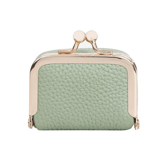 Женский мини-кошелек для монет, ювелирный мешочек, однотонный, с замком-поцелуем, кошелек для мелочи, маленькая сумка для хранения ключей, монет, даты, покупок