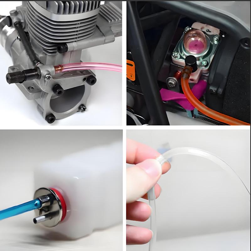 1-метровая топливная трубка для бензинового и газового трубопровода, мягкий шланг, газонаполненная труба, внешний диаметр:8мм Д:5 мм струна для цепной пилы триммера оранжевая, прозрачная,