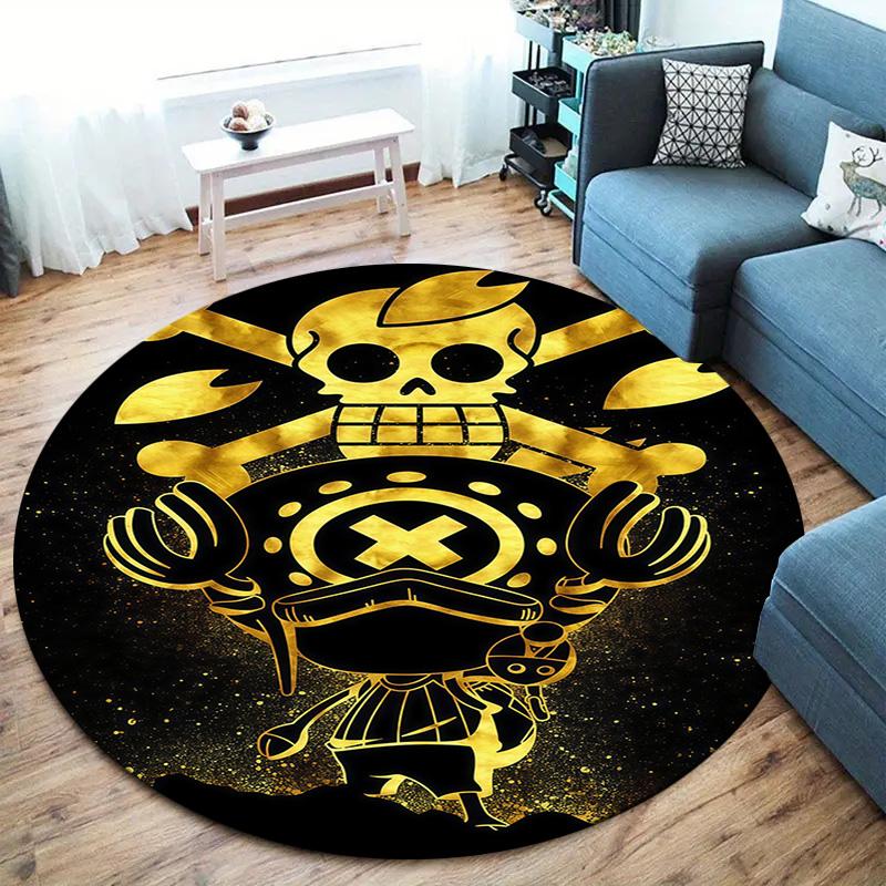 Brook Round Area Rug Carpet Rug For Living Room Bedroom Sofa Playroom Decor Nonslip Floor Mat