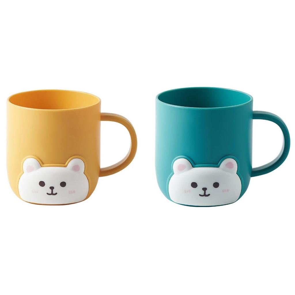 1-2 шт., чашка для зубной щетки в ванной, детский медведь, студенческое общежитие, милый мультяшный полоскатель для горла, пластиковые детские товары, товары для дома