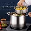 Triceratops 304 Stainless Steel Drum-Shaped Stock Pot