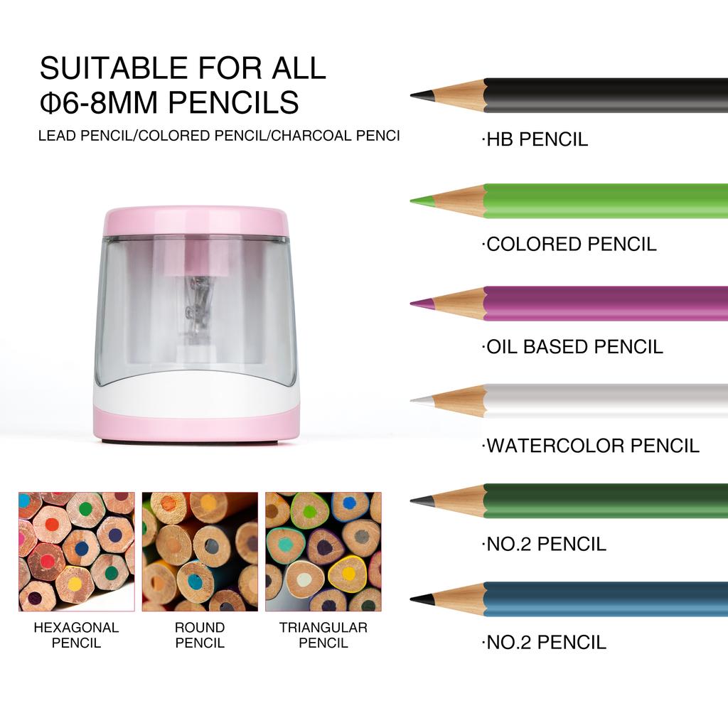 Электрическая точилка для карандашей Детская электрическая точилка для карандашей на батарейках Автоматическая беспроводная точилка