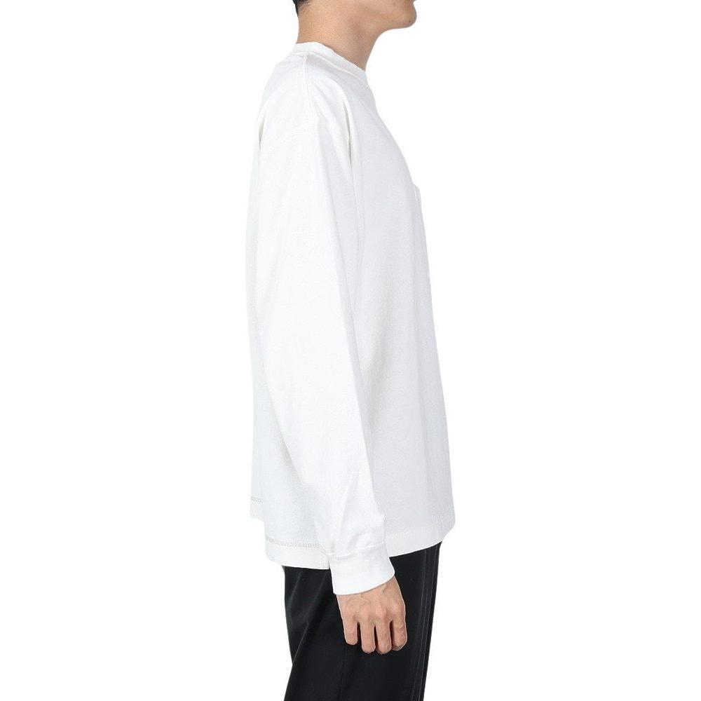 New Balance Sweatshirts Men's White Crew Neck Moderate Regular AMT25023-SST
