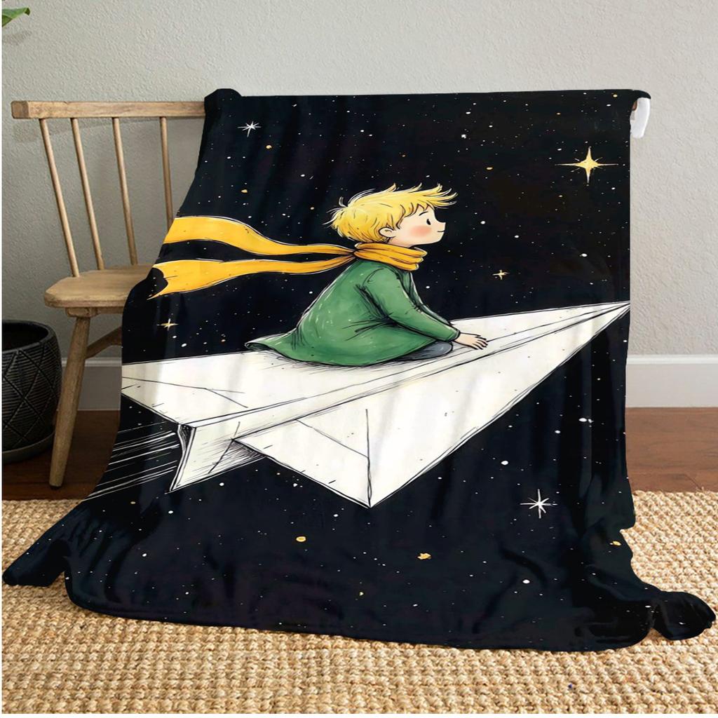 little prince Friends Blanket Soft And Portable All Season Home Bed Sofa Blanket Office Travel Nap Break Warm Blanket