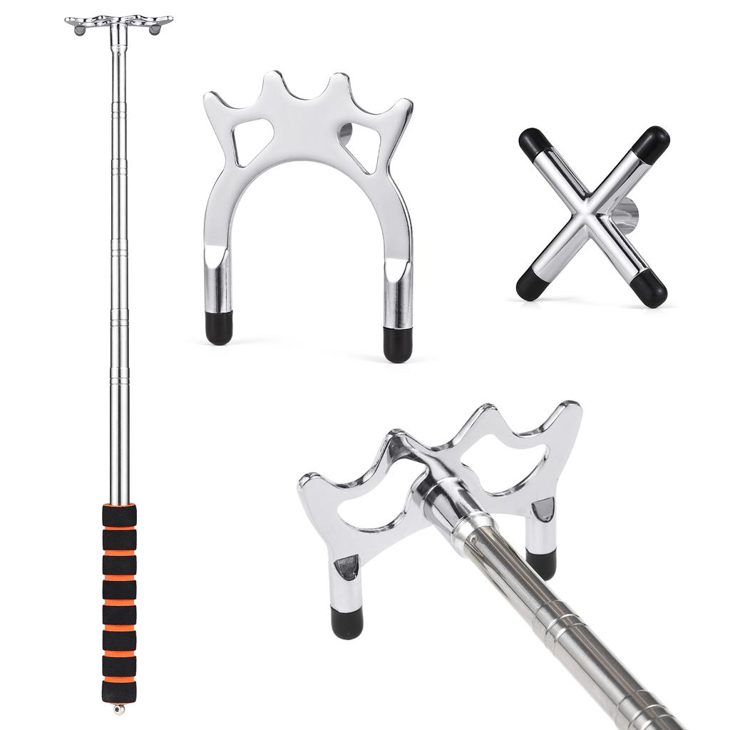 Выдвижной бильярдный кий, мостовой кий, бильярдный кий, бильярдный мостик с 3 съемными латунными пластинами