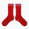 MENASOO RUNNING CREW FLOGGER FIT SOCKS_LONG_red